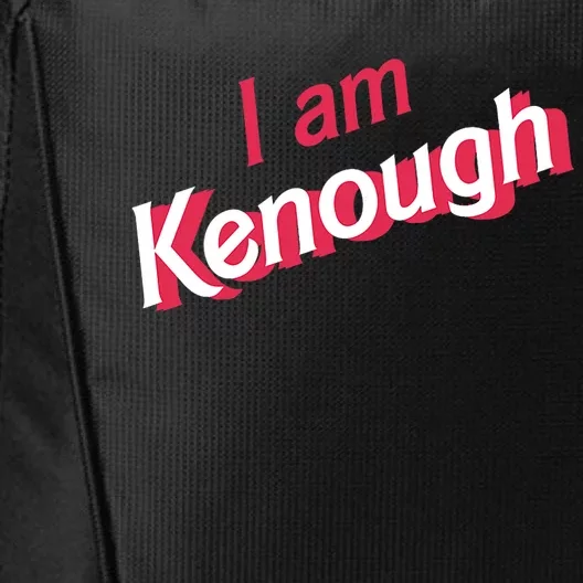 Cute Pinky I Am Kenough Funny I Am Kenough City Backpack