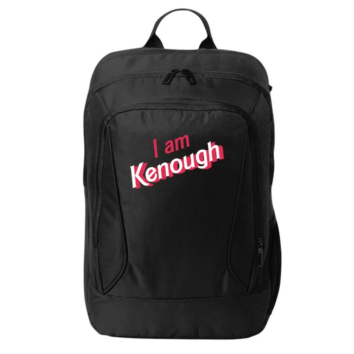 Cute Pinky I Am Kenough Funny I Am Kenough City Backpack