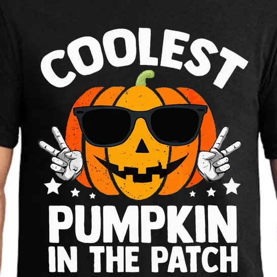 Coolest Pumpkin In The Patch Halloween Girls Pajama Set