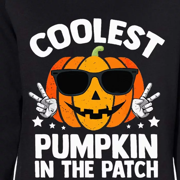 Coolest Pumpkin In The Patch Halloween Girls Womens California Wash Sweatshirt