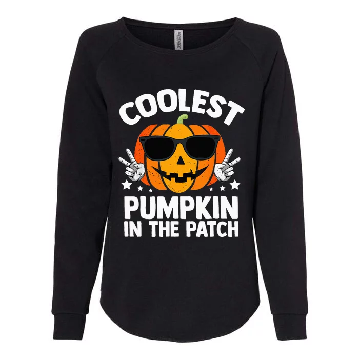 Coolest Pumpkin In The Patch Halloween Girls Womens California Wash Sweatshirt