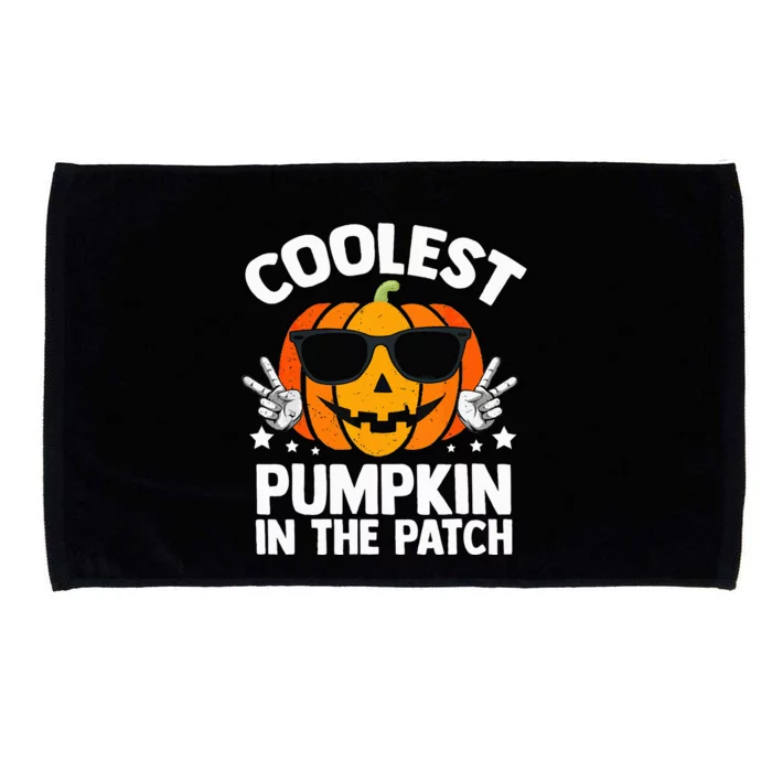 Coolest Pumpkin In The Patch Halloween Girls Microfiber Hand Towel