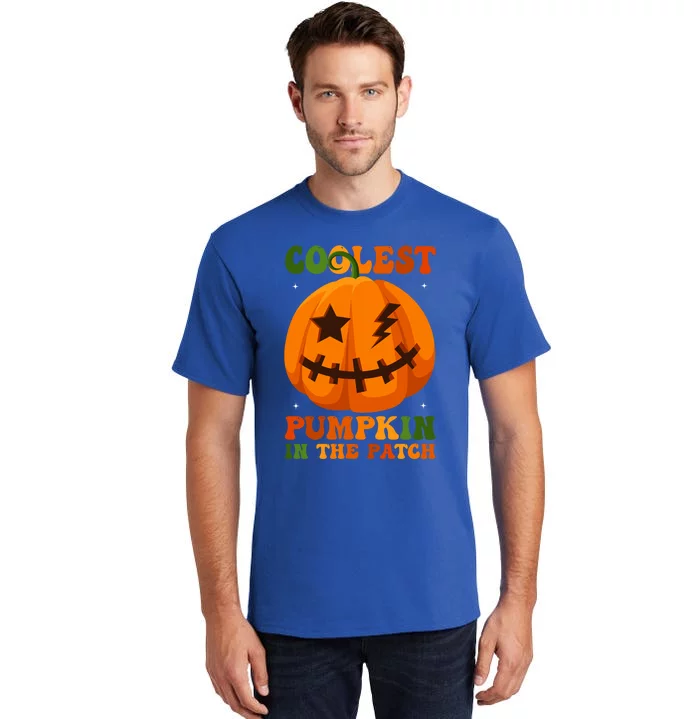 Coolest Pumpkin In The Patch Groovy Happy Halloween Cool Gift Tall T-Shirt