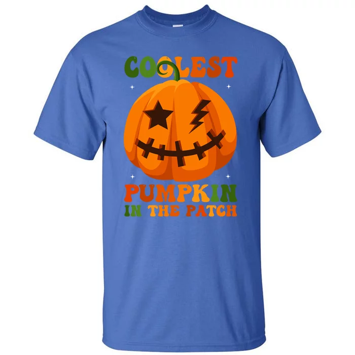 Coolest Pumpkin In The Patch Groovy Happy Halloween Cool Gift Tall T-Shirt