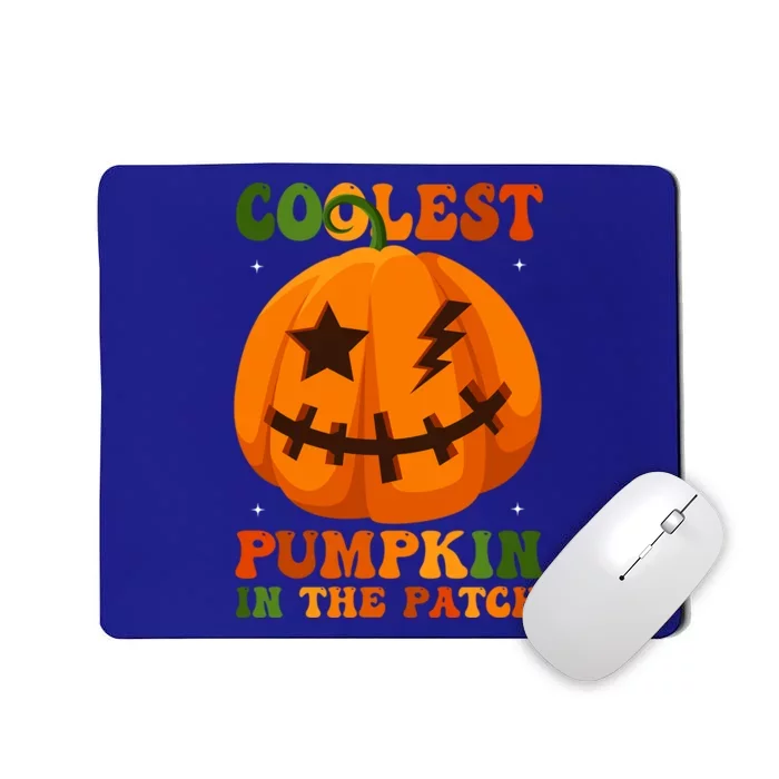 Coolest Pumpkin In The Patch Groovy Happy Halloween Cool Gift Mousepad