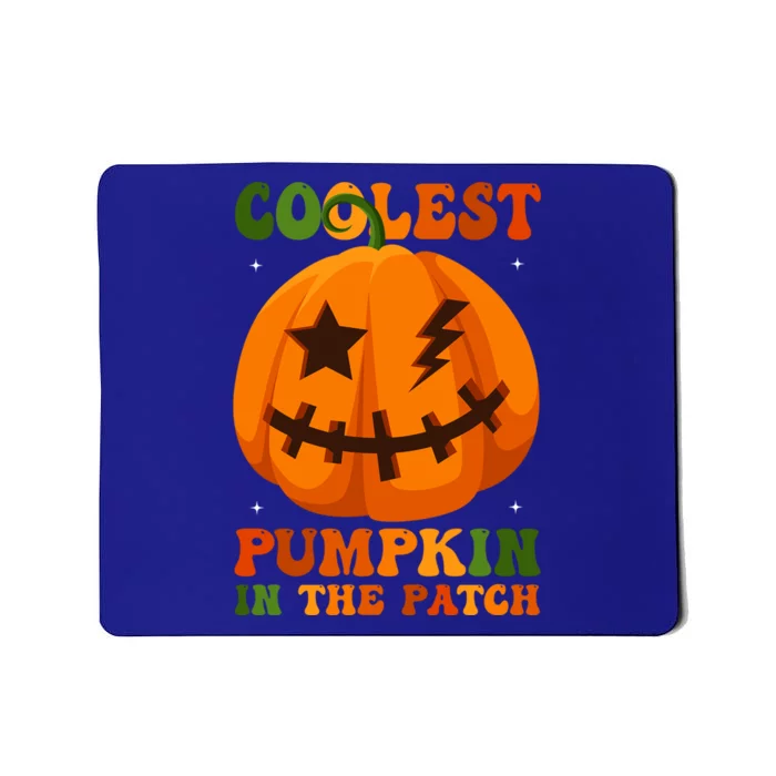 Coolest Pumpkin In The Patch Groovy Happy Halloween Cool Gift Mousepad