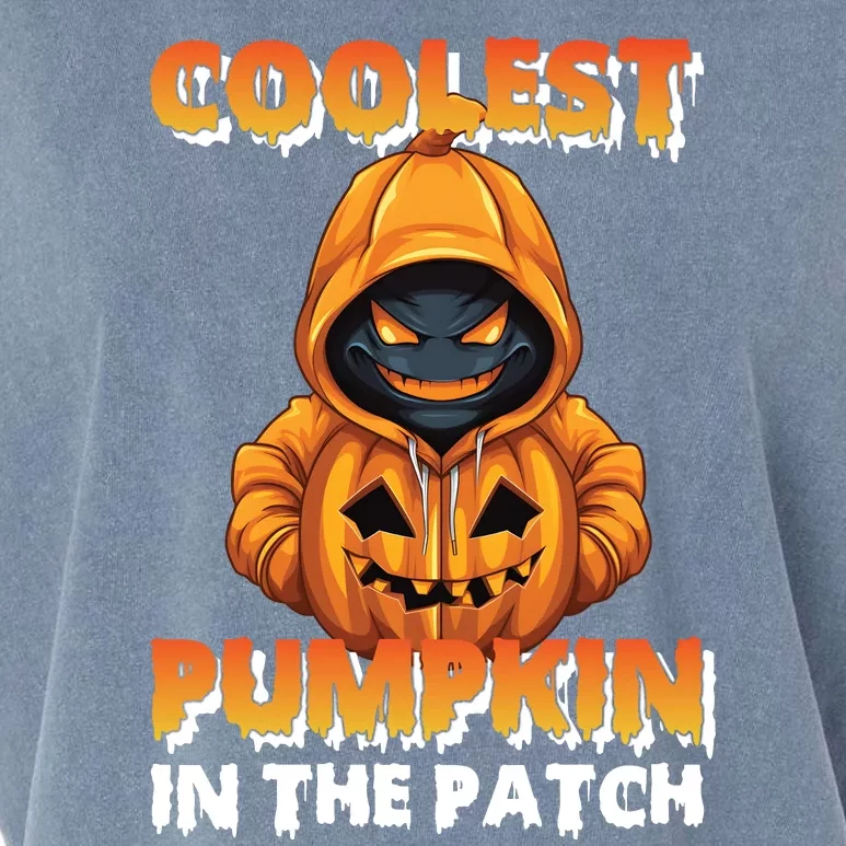 Coolest Pumpkin In The Patch Halloween Kids Design Garment-Dyed Women's Muscle Tee