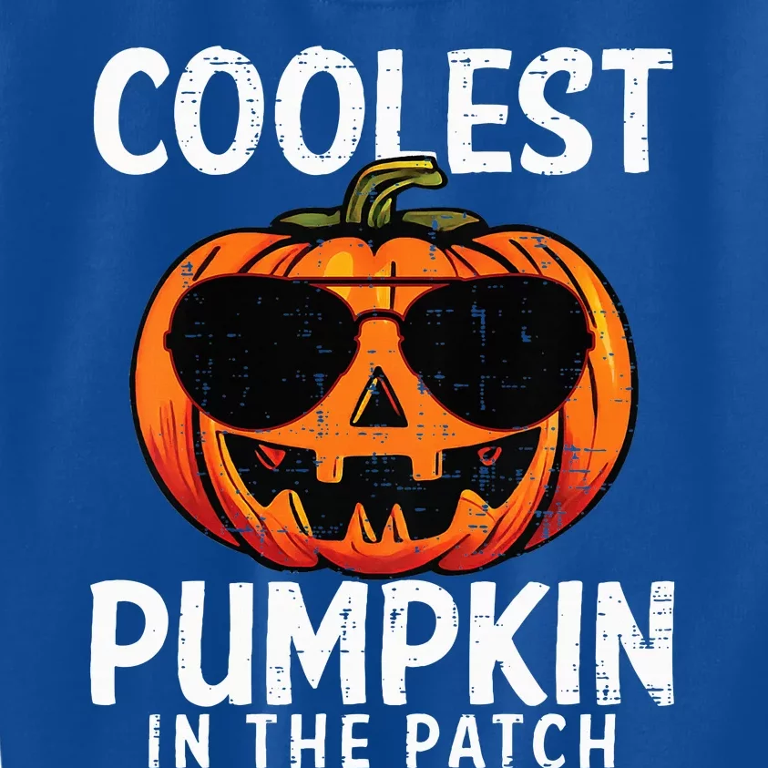 Coolest Pumpkin In The Patch Halloween Kids Sweatshirt