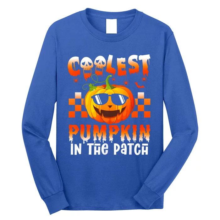 Coolest Pumpkin In The Patch Halloween Gift Long Sleeve Shirt