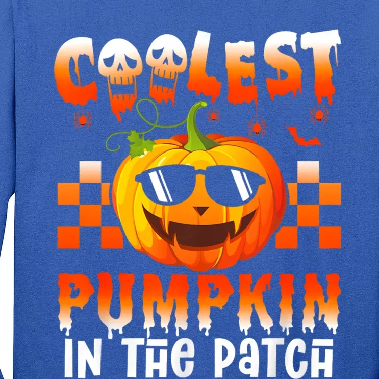 Coolest Pumpkin In The Patch Halloween Gift Tall Long Sleeve T-Shirt