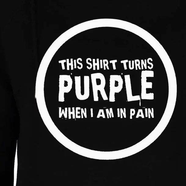 Chronic Pain Illness Awareness Support Purple Pain Fatigue Womens Funnel Neck Pullover Hood