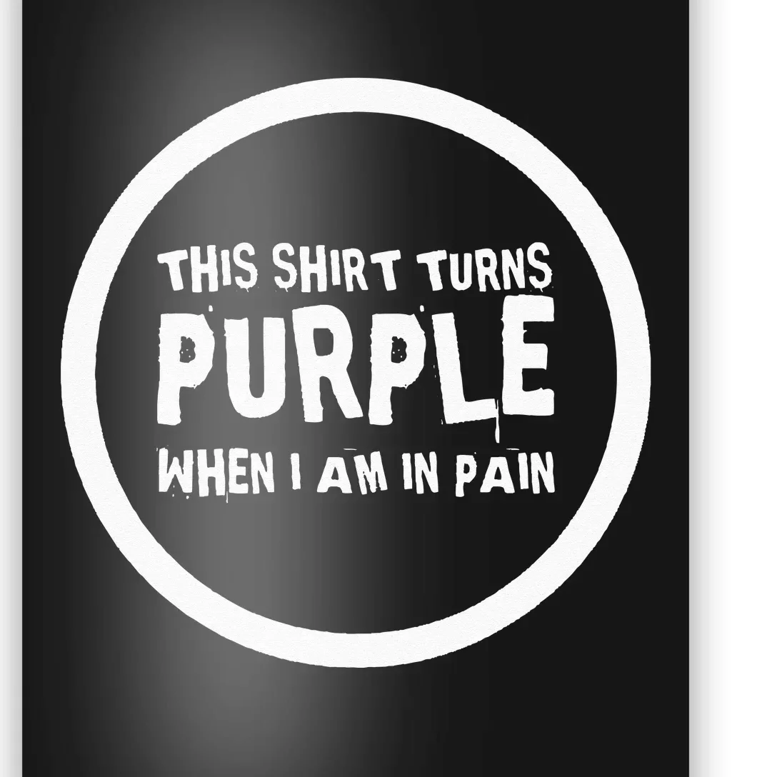 Chronic Pain Illness Awareness Support Purple Pain Fatigue Poster