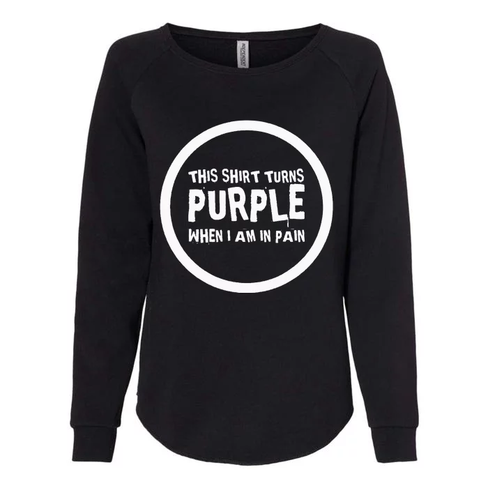 Chronic Pain Illness Awareness Support Purple Pain Fatigue Womens California Wash Sweatshirt