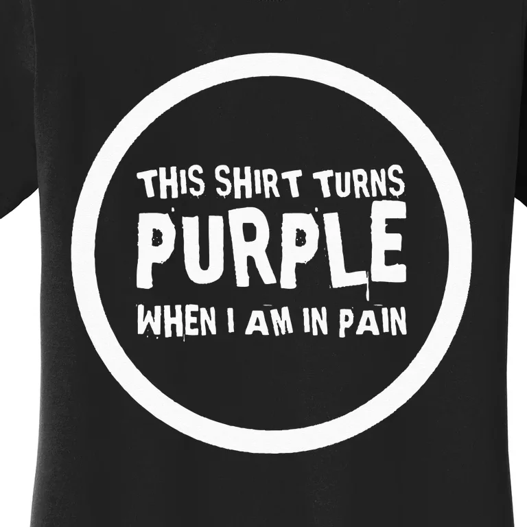 Chronic Pain Illness Awareness Support Purple Pain Fatigue Women's T-Shirt