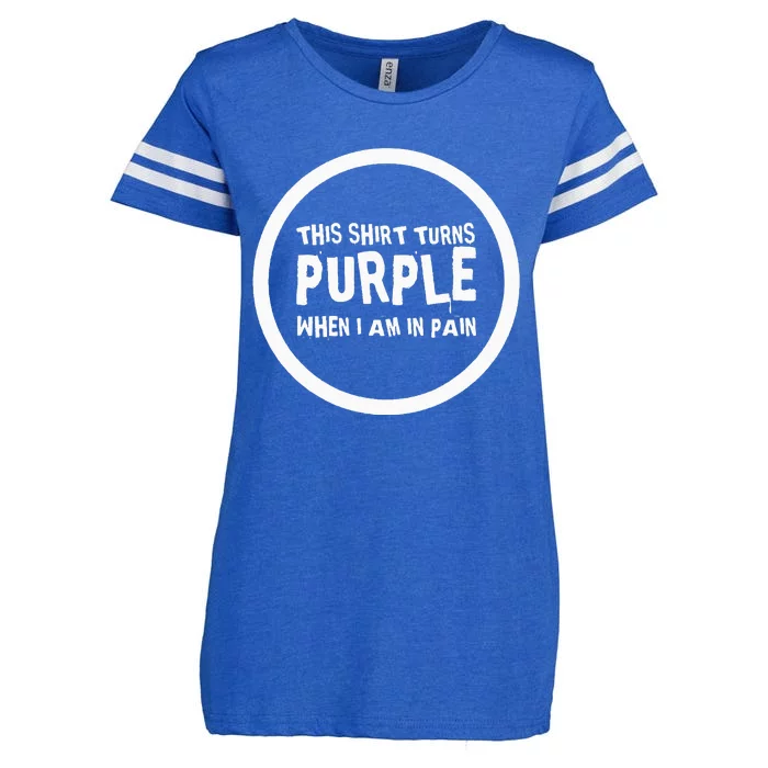 Chronic Pain Illness Awareness Support Purple Pain Fatigue Enza Ladies Jersey Football T-Shirt