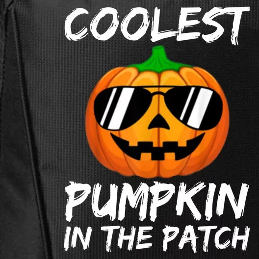 Coolest Pumpkin In The Patch Halloween Pumpkin City Backpack