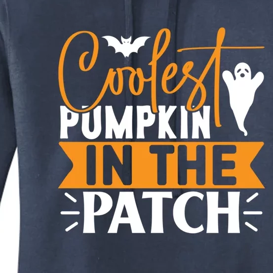 Coolest Pumpkin In The Patch Gift Women's Pullover Hoodie