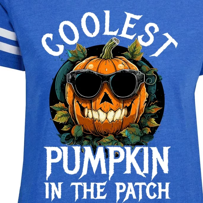 Coolest Pumpkin In The Patch Gift Enza Ladies Jersey Football T-Shirt