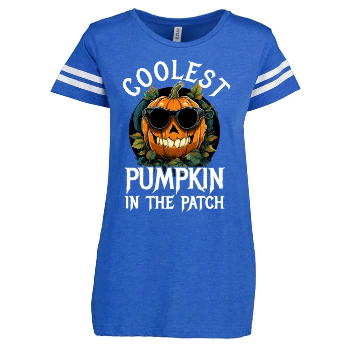 Coolest Pumpkin In The Patch Gift Enza Ladies Jersey Football T-Shirt