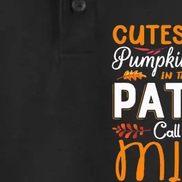 Cutest Pumpkin In The Patch Call Me Mimi Halloween Gift Dry Zone Grid Performance Polo