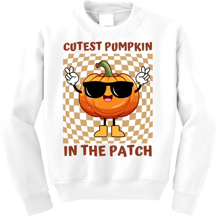 Cutest Pumpkin In The Patch Halloween Costume Kids Sweatshirt