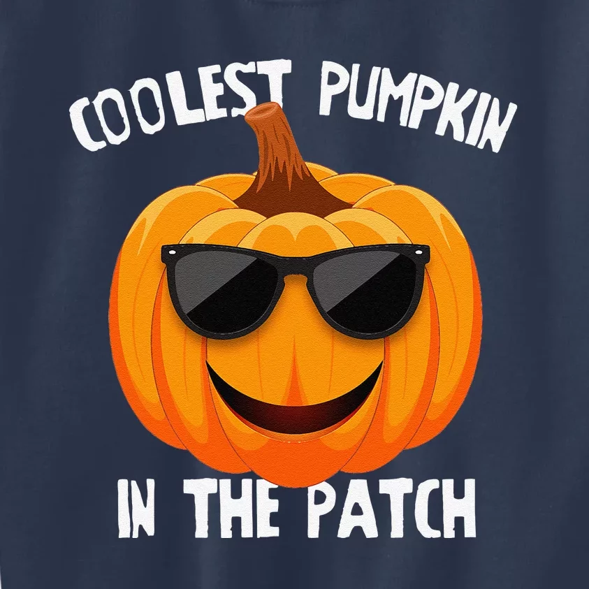 Coolest Pumpkin In The Patch Halloween Gift Gift Kids Sweatshirt