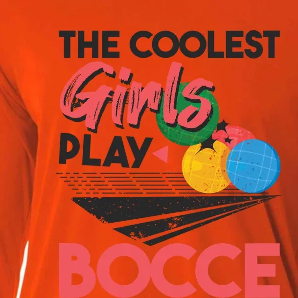 Cool Play Italian Bocce Bocce Ball Player Gift Cooling Performance Long Sleeve Crew