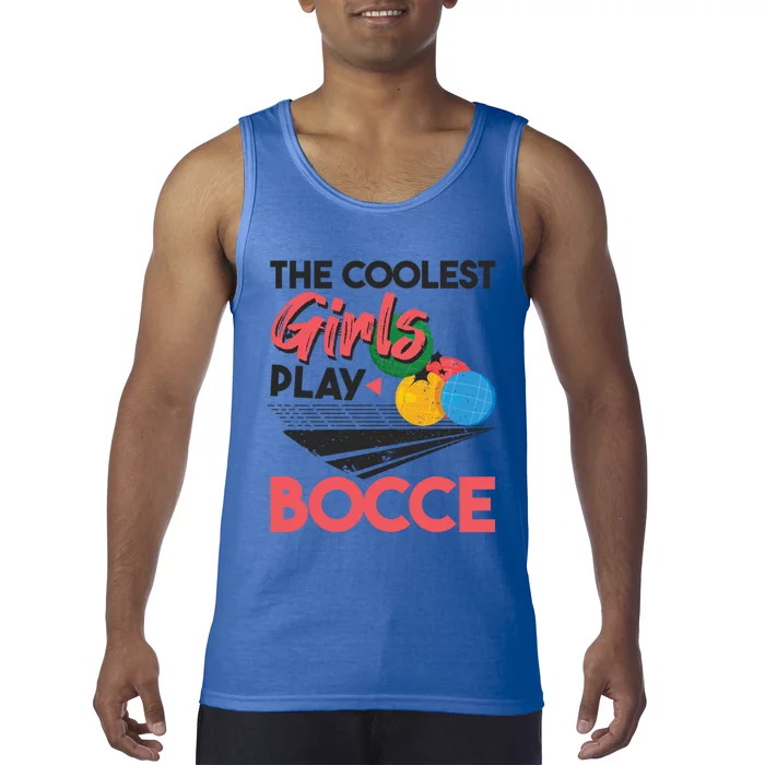 Cool Play Italian Bocce Bocce Ball Player Gift Tank Top