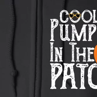 Coolest Pumpkin In The Patch Halloween Full Zip Hoodie