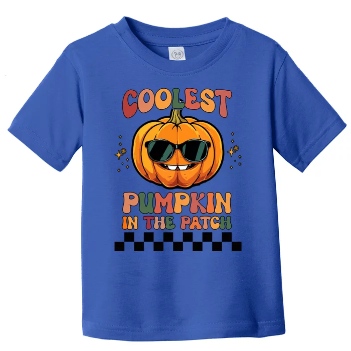 Coolest Pumpkin In The Patch Halloween Meaningful Gift Toddler T-Shirt