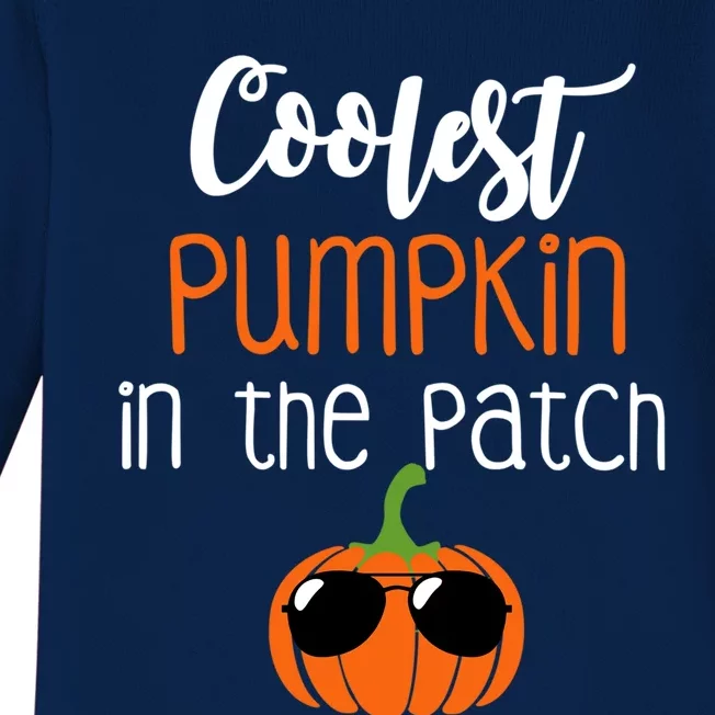 Coolest Pumpkin In The Patch Meaningful Gift Baby Long Sleeve Bodysuit