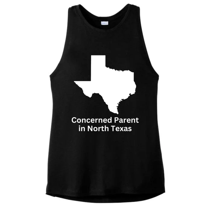 Concerned Parent In North Texas Ladies Tri-Blend Wicking Tank