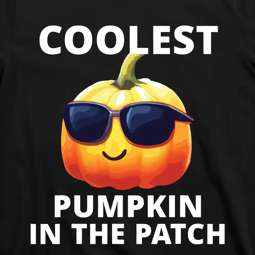 Coolest Pumpkin In The Patch Halloween Kids T-Shirt