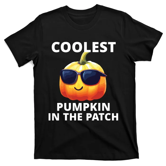 Coolest Pumpkin In The Patch Halloween Kids T-Shirt