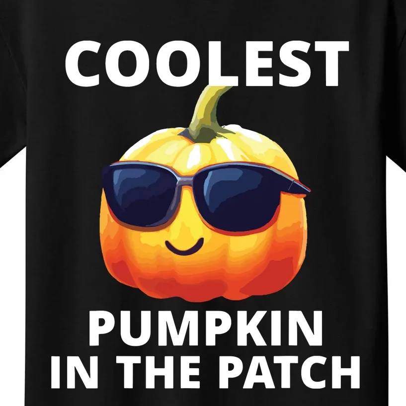 Coolest Pumpkin In The Patch Halloween Kids Kids T-Shirt