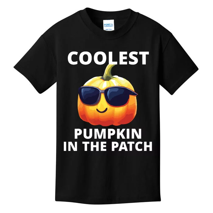 Coolest Pumpkin In The Patch Halloween Kids Kids T-Shirt