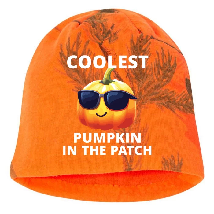 Coolest Pumpkin In The Patch Halloween Kids Kati - Camo Knit Beanie