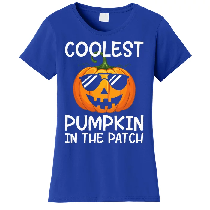 Coolest Pumpkin In The Patch Halloween Women's T-Shirt