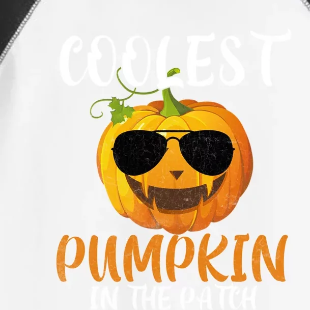 Coolest Pumpkin In The Patch Funny Halloween Gift Funny Gift Toddler Fine Jersey T-Shirt