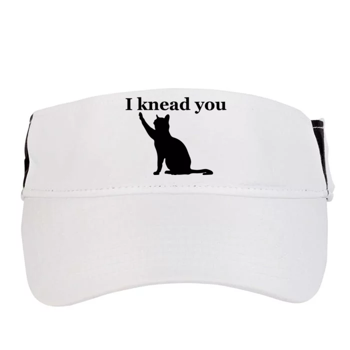 Cat Pun. I Knead You Kneading Cat. Kitty Biscuits Animal Pun Adult Drive Performance Visor