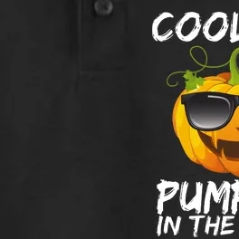 Coolest Pumpkin In The Patch Halloween Dry Zone Grid Performance Polo