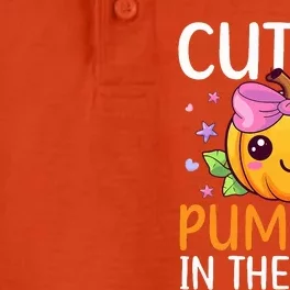 Cutest Pumpkin In The Patch Halloween Pumpkin Dry Zone Grid Performance Polo