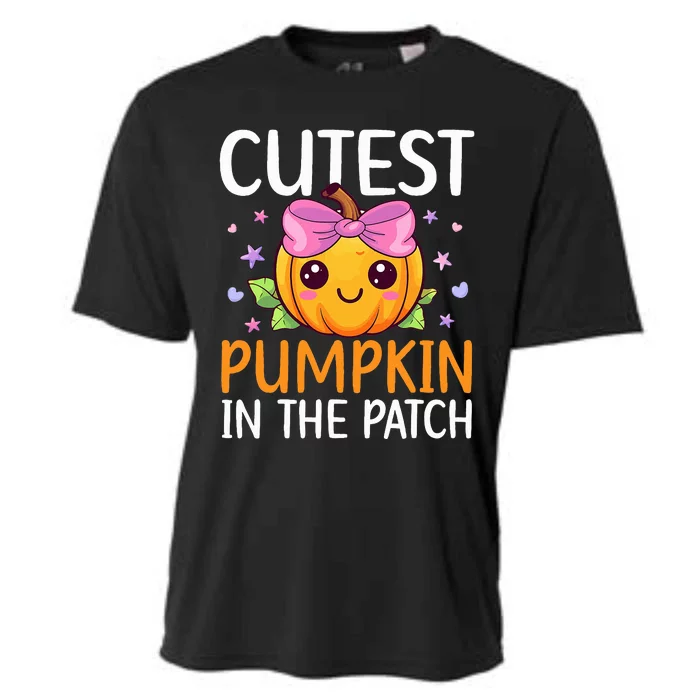 Cutest Pumpkin In The Patch Halloween Pumpkin Cooling Performance Crew T-Shirt