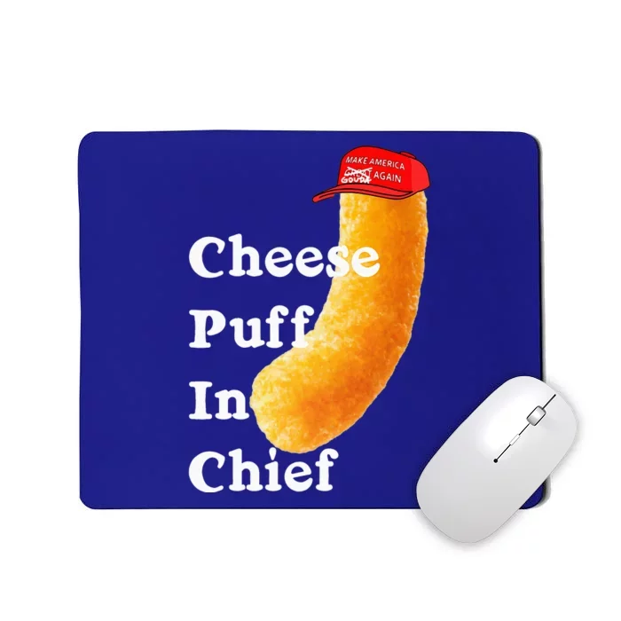 Cheese Puff In Chief Orange Trump Mousepad