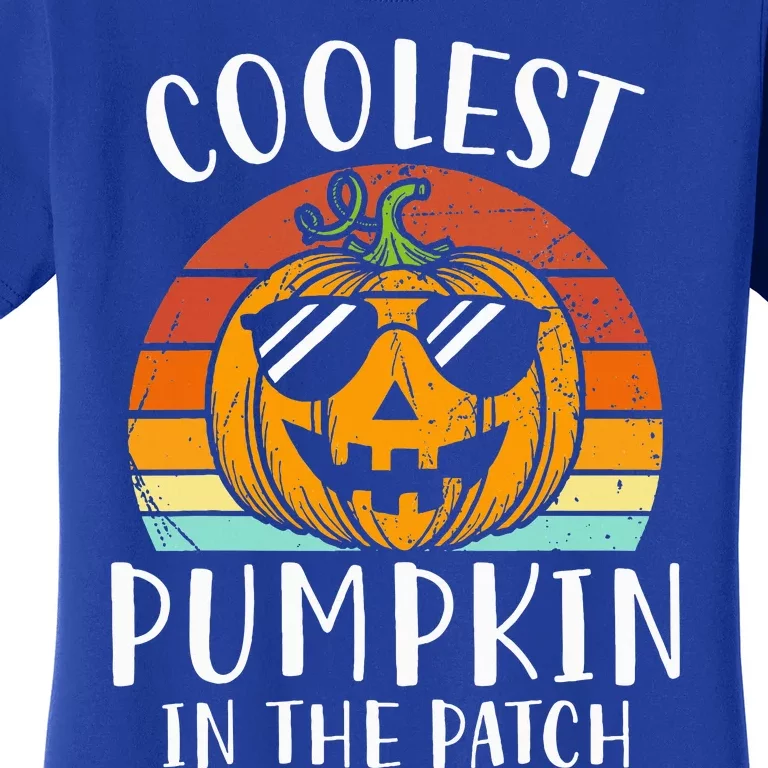 Coolest Pumpkin In The Patch Halloween Women's T-Shirt