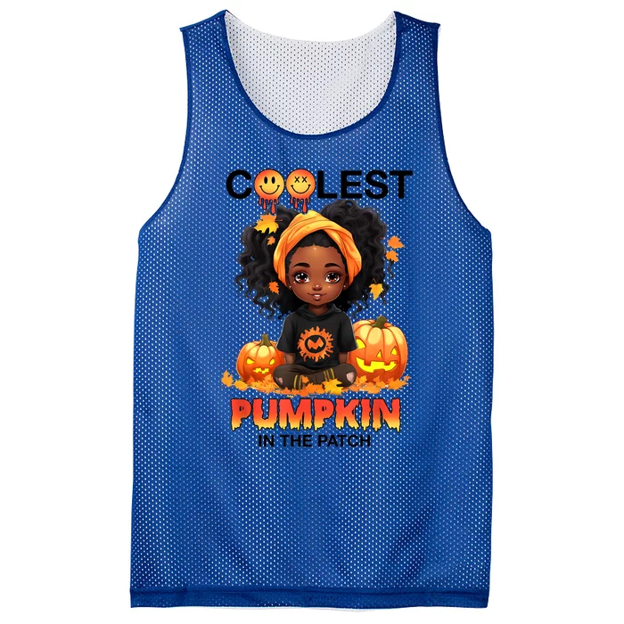 Coolest Pumpkin In The Patch Halloween Ns Gift Mesh Reversible Basketball Jersey Tank