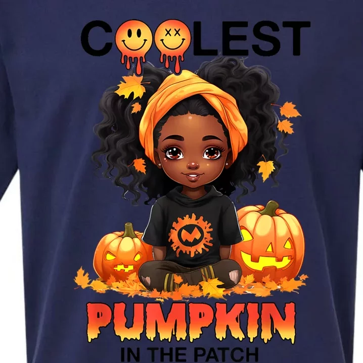 Coolest Pumpkin In The Patch Halloween Ns Gift Sueded Cloud Jersey T-Shirt