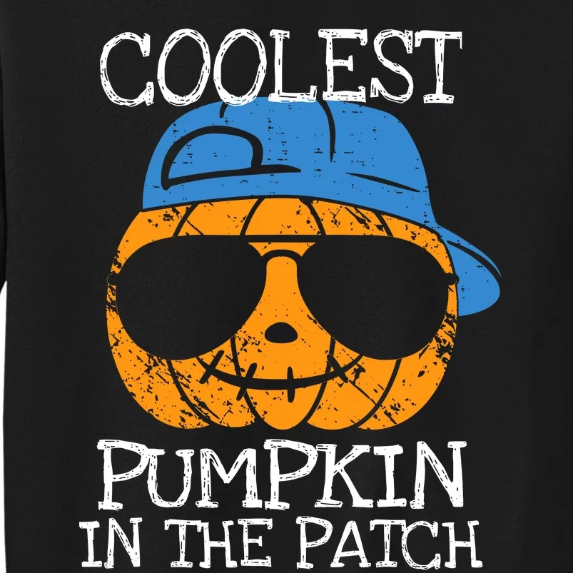 Coolest Pumpkin In The Patch Halloween Boy Girl Teens Sweatshirt