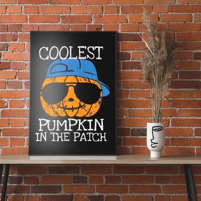 Coolest Pumpkin In The Patch Halloween Boy Girl Teens Poster