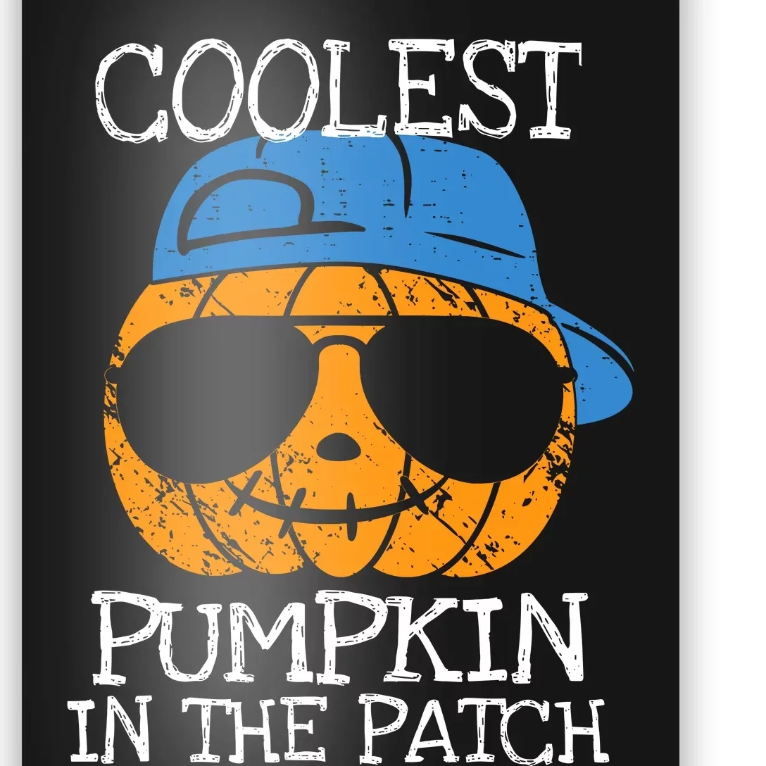 Coolest Pumpkin In The Patch Halloween Boy Girl Teens Poster